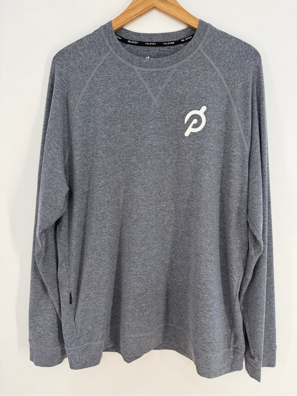 Peloton Men’s Dreamblend Crewneck Pullover Gray Size Large